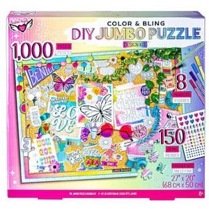 Fashion Angels Color & Bling DIY Jumbo Puzzle 1000 pieces game